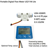 0.3-3.0L/min Digital Flow Meter Flow Reader Compat