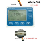 Hot Water Set Digital Water Flow Meter Hall Water 