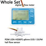 Digital Water Flow Meter Reader and Hall Water Flo