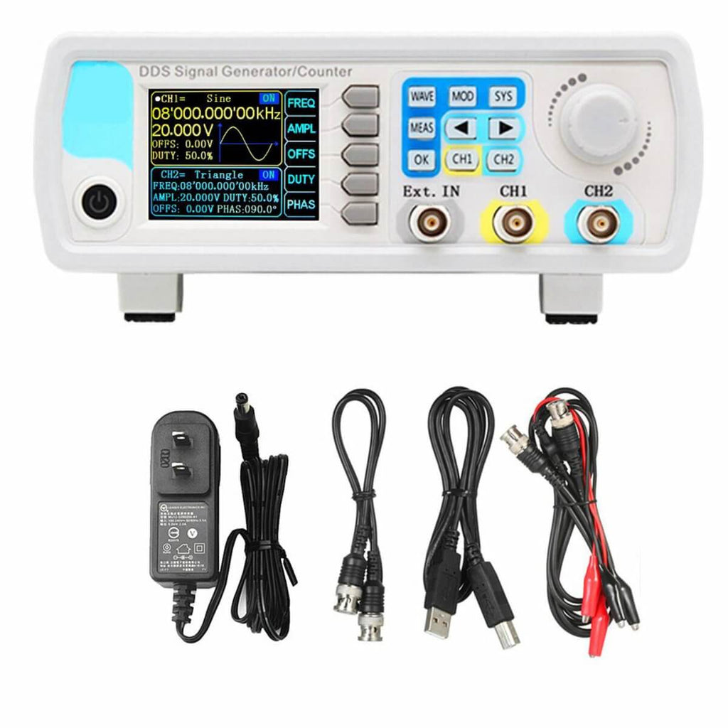 JDS6600 Dual-Channel DDS Function Generator & Counter – MCOOH