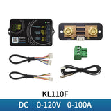 Bluetooth Battery Monitor KL-F 0-120V, 100A/400A/600A Coulomb Meter Capacity & VA Meter