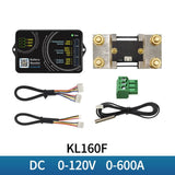 Bluetooth Battery Monitor KL-F 0-120V, 100A/400A/600A Coulomb Meter Capacity & VA Meter