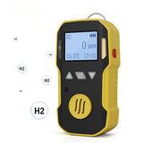 Portable Hydrogen Gas Detector H2 Analyzer with Triple Alarms