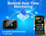 Remote RV Battery Monitor KM-F, WiFi Coulomb Meter, Battery Capacity & Power Monitor